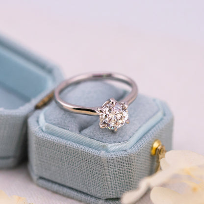 1.50ct Round Brilliant Natural Diamond Solitaire Ring – Lena