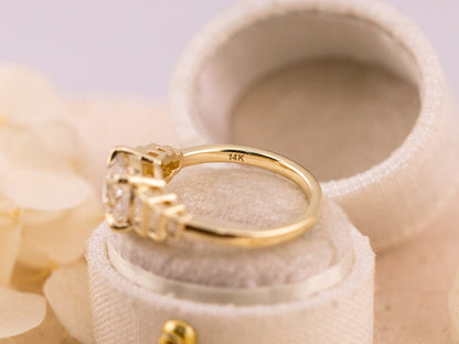 Old European cut engagement ring