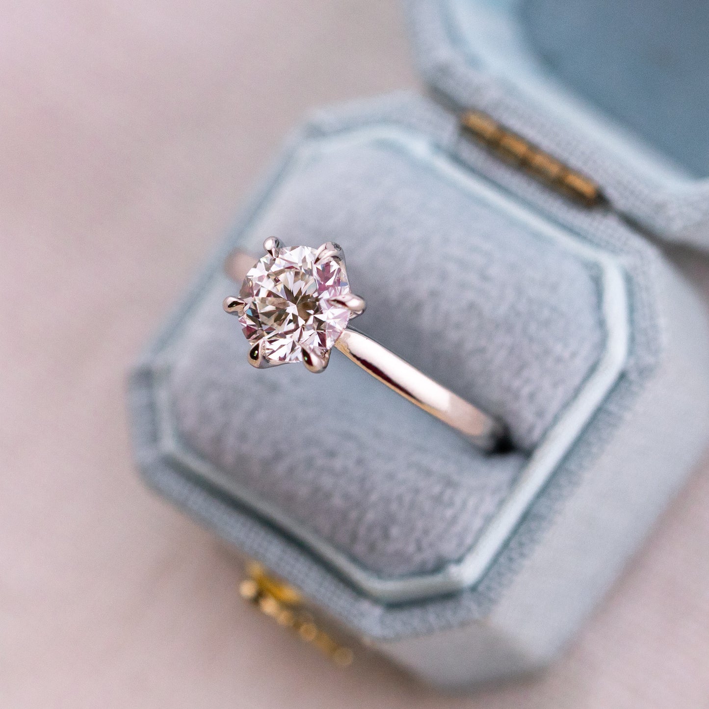 1.50ct Round Brilliant Natural Diamond Solitaire Ring – Lena