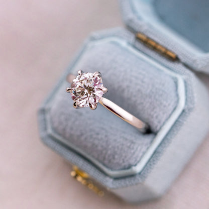 1.50ct Round Brilliant Natural Diamond Solitaire Ring – Lena