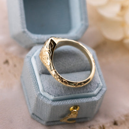 2.09ct Champagne Pear Lab Diamond Bezel Ring – Lenora