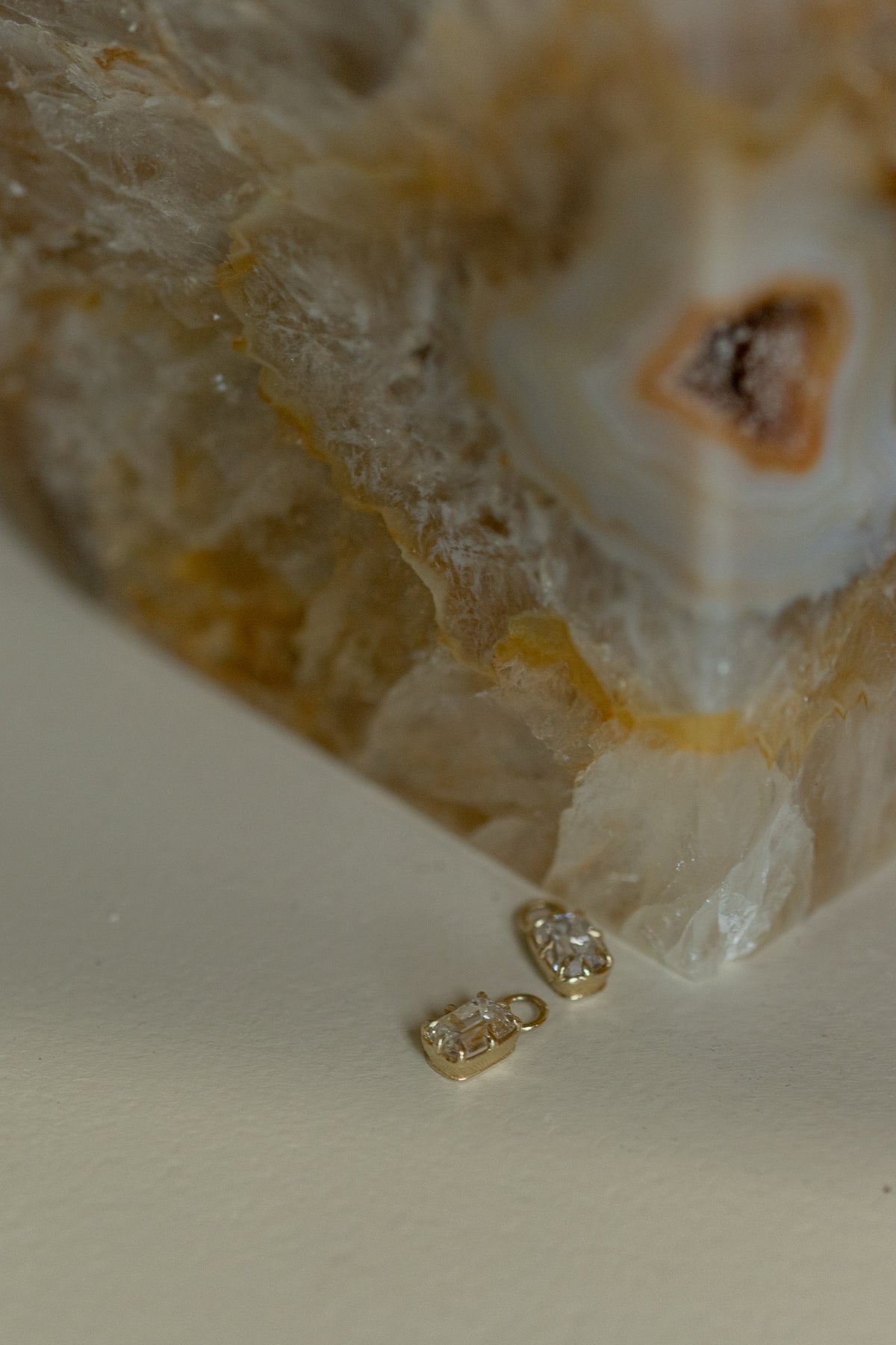1.01ct Natural Old Mine Cut Diamond Drop Earrings – Libby