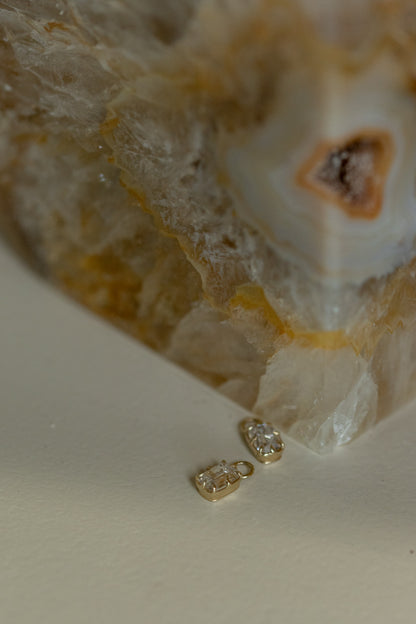 1.01ct Natural Old Mine Cut Diamond Drop Earrings – Libby