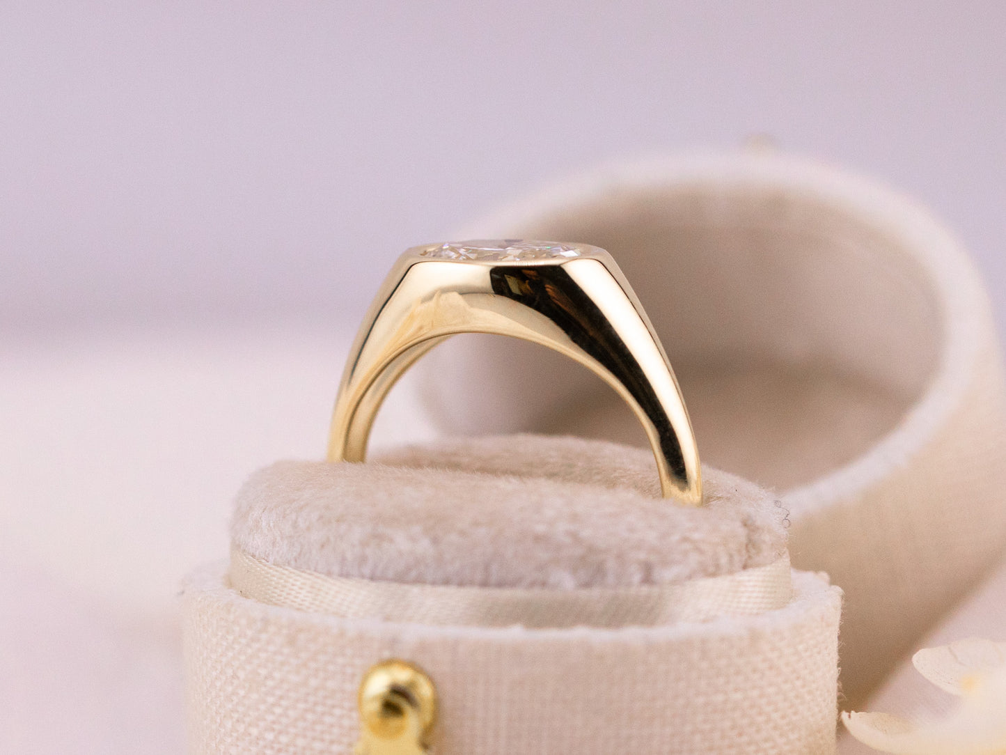 1.59ct Oval Lab Diamond East West Ring
