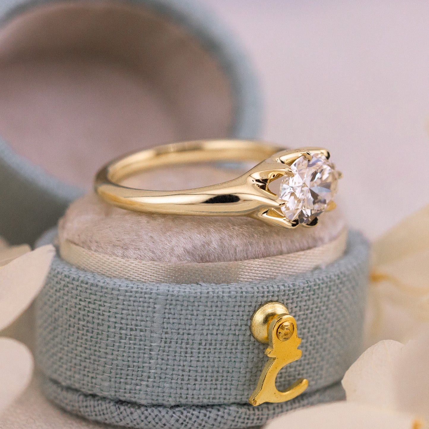 1.70ct Oval Lab Diamond East West Ring – Louise