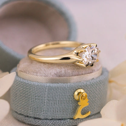 1.70ct Oval Lab Diamond East West Ring – Louise