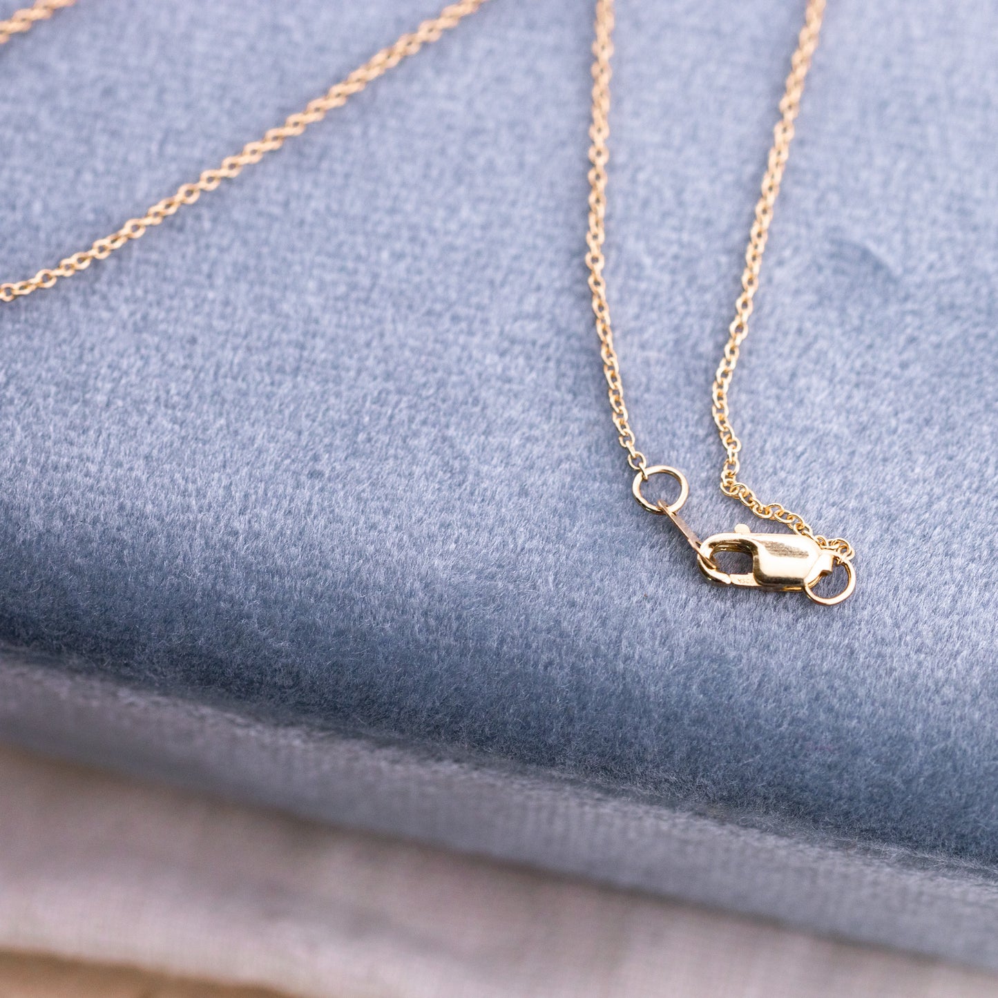 Solid Gold Cable Chain, 1mm–1.5mm