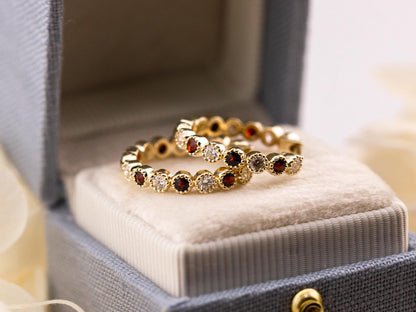 Lab grown hoop earrings bezel set 14k solid gold diamond earrings birthstone earrings