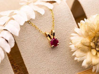 Vintage spinel necklace pendant 14k solid gold necklace nature inspired necklace statement piece heirloom jewelry