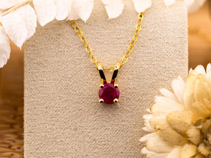 Vintage spinel necklace pendant 14k solid gold necklace nature inspired necklace statement piece heirloom jewelry