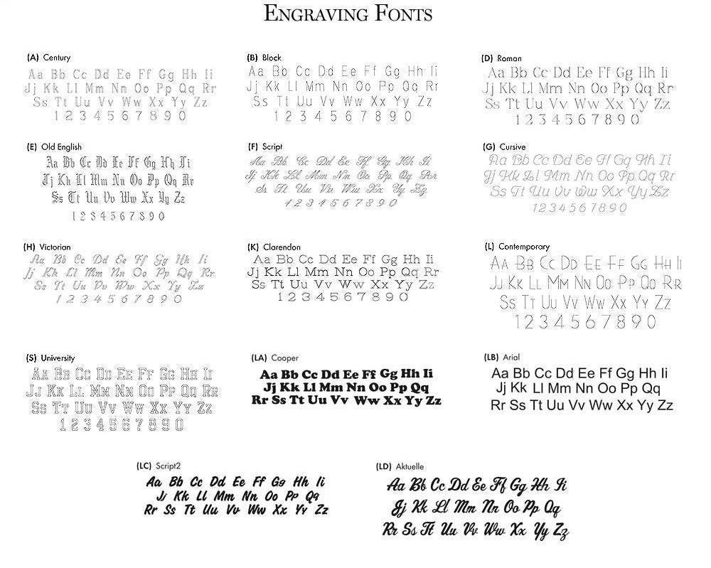 Custom jewelry engraving - add on service