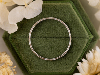 Vintage art deco ring wedding band 18k solid gold wedding band white gold milgrain genuine antique vintage floral design size 10