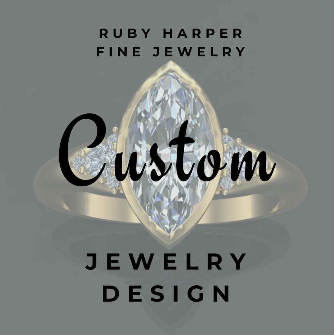 Custom jewelry design CAD design custom engagement ring
