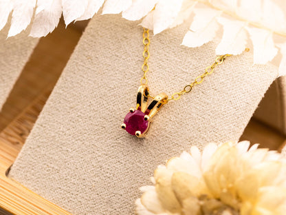 Vintage spinel necklace pendant 14k solid gold necklace nature inspired necklace statement piece heirloom jewelry