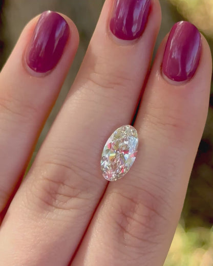 The Stone Archive · 3.75ct E VVS2 Oval Lab-Grown Diamond