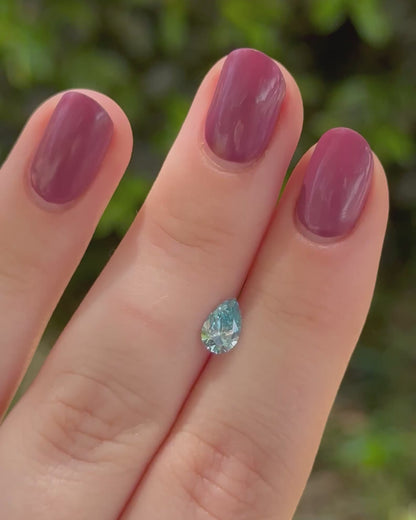 The Stone Archive · 0.71ct Fancy Vivid Blue VVS2 Pear Lab-Grown Diamond (Copy)