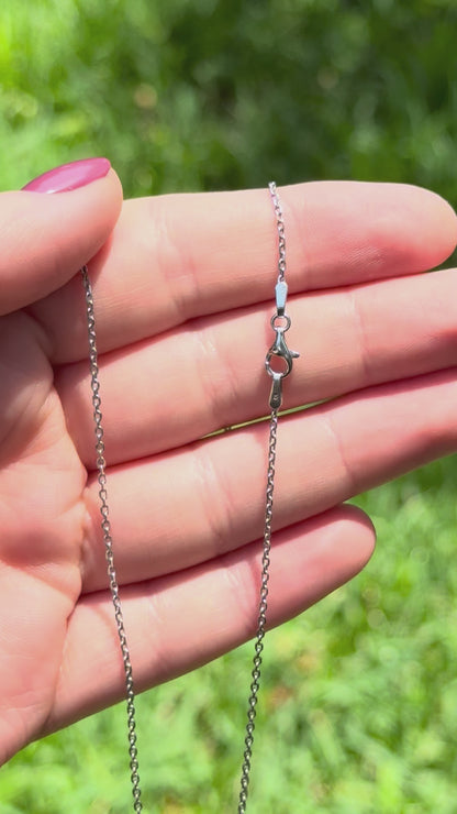 Diamond Cut Cable Chain, Solid Gold, 1.4mm